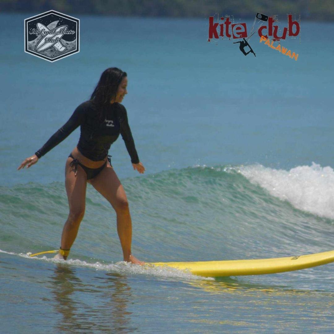 Surf And Skate Duli El Nido By Kiteclub Palawan Hostel Exterior foto