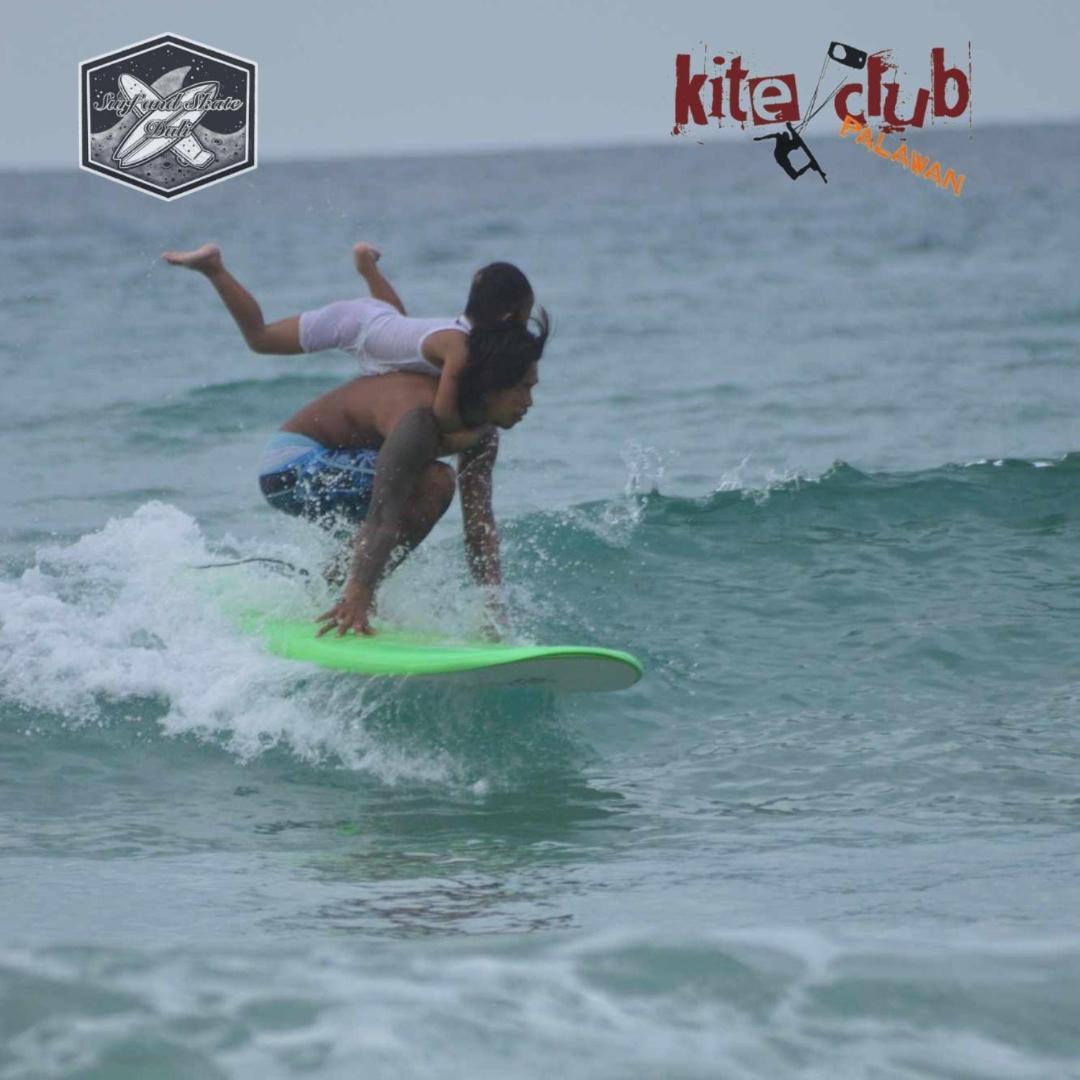 Surf And Skate Duli El Nido By Kiteclub Palawan Hostel Exterior foto