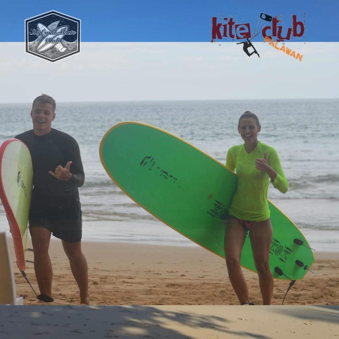 Surf And Skate Duli El Nido By Kiteclub Palawan Hostel Exterior foto