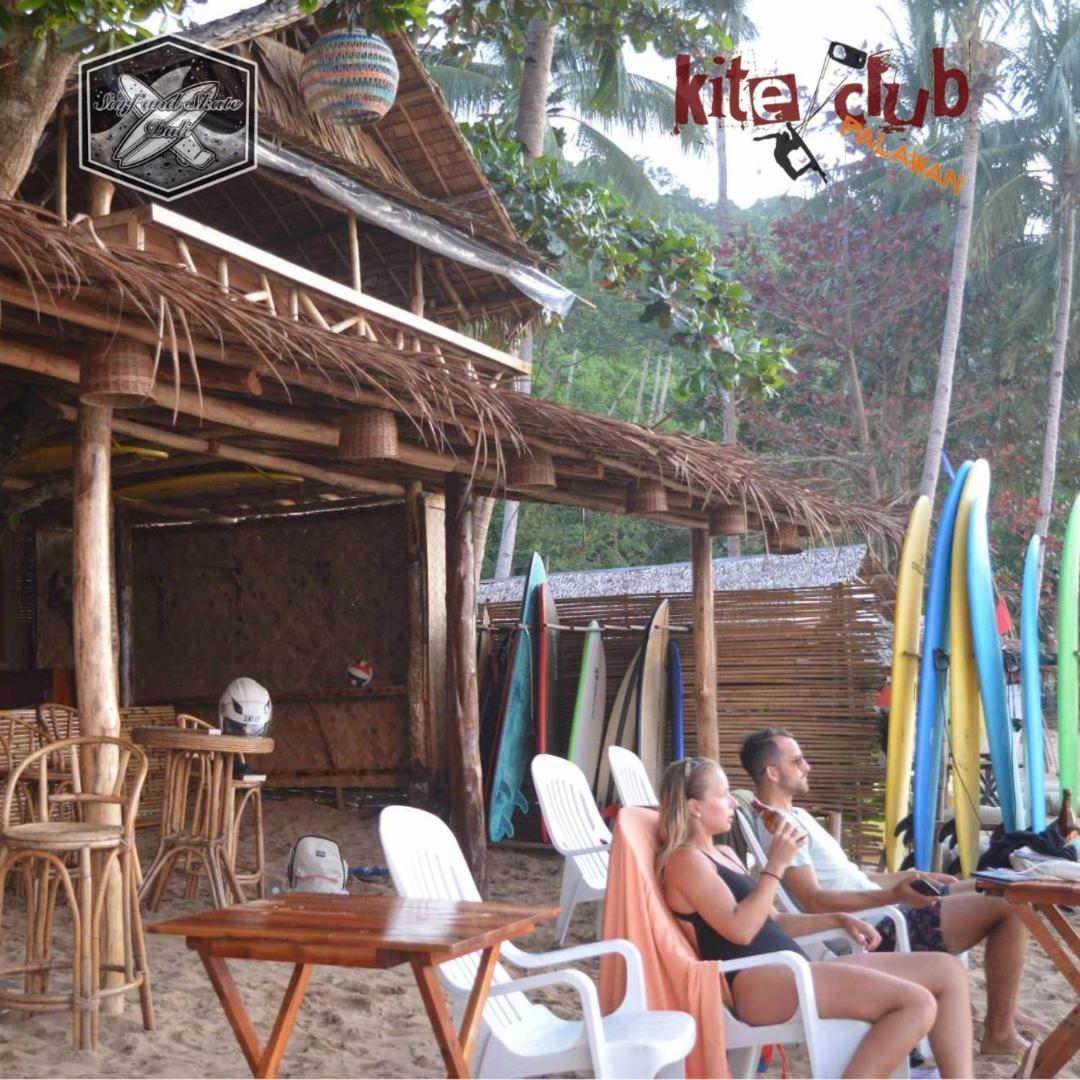Surf And Skate Duli El Nido By Kiteclub Palawan Hostel Exterior foto